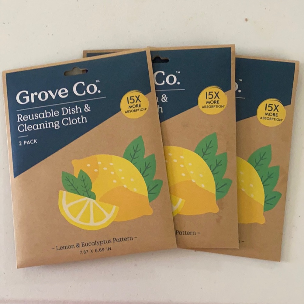 Grove Co. European Reusable Dish & Cleaning Cloths